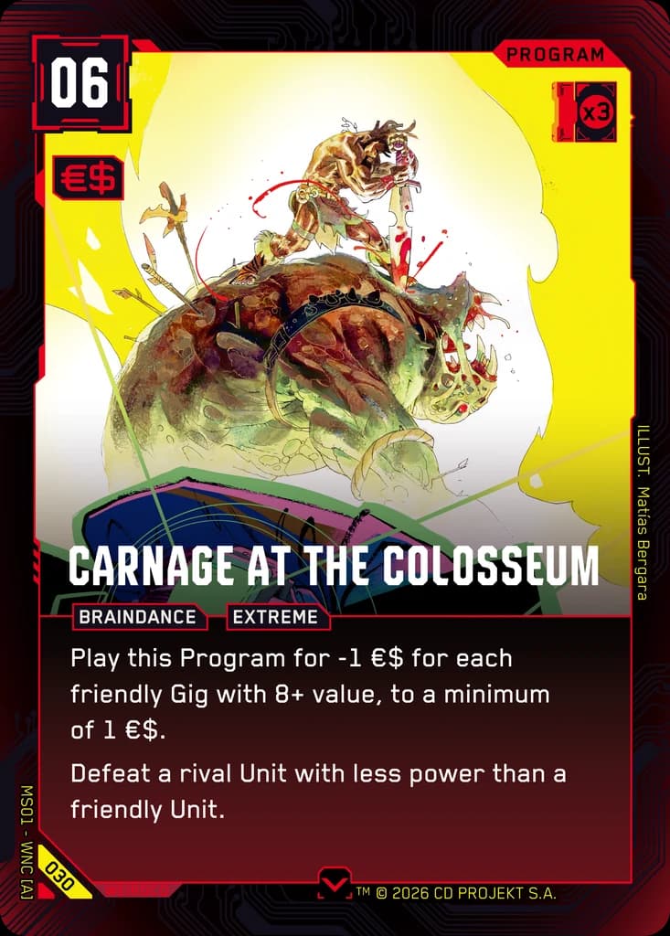 Carnage at the Colosseumのカード画像