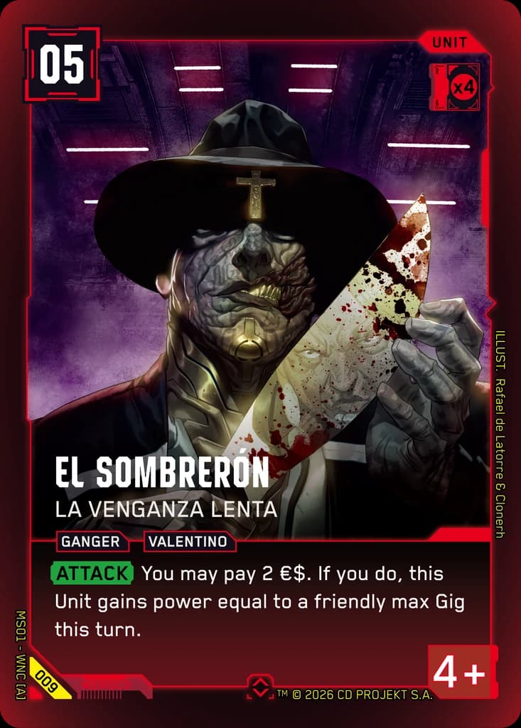 El Sombrerón — La Venganza Lentaのカード画像