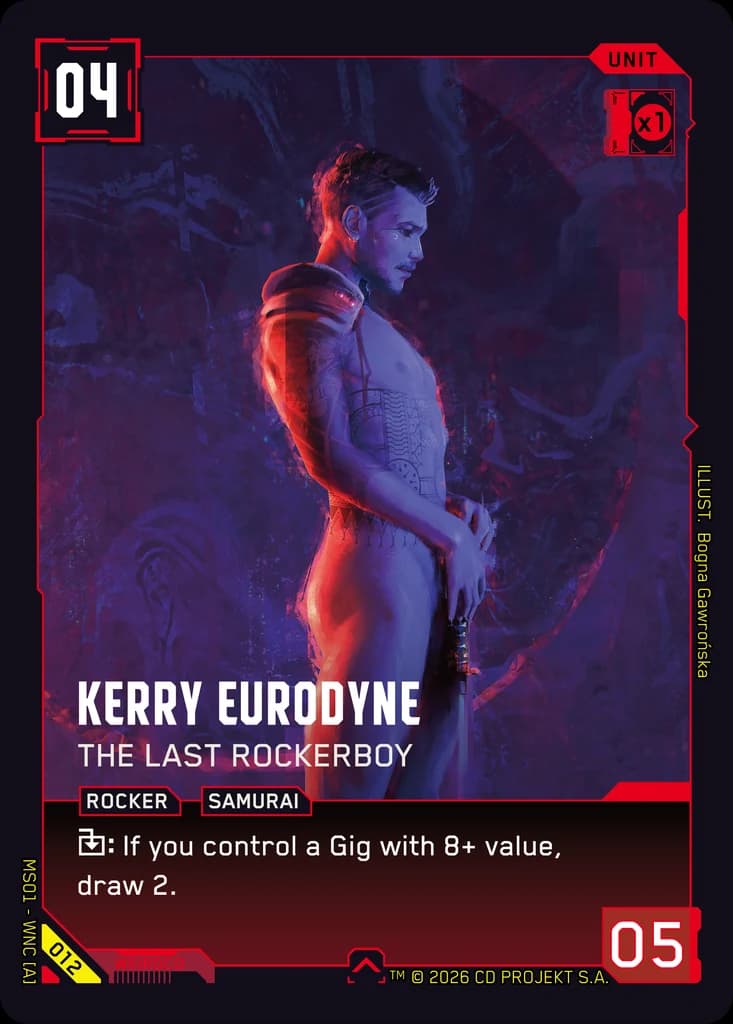 Kerry Eurodyne — The Last Rockerboyのカード画像