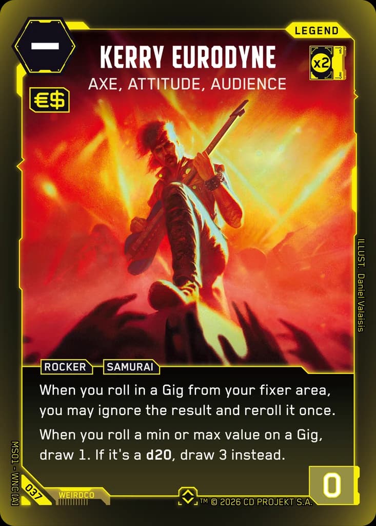Kerry Eurodyne — Axe, Attitude, Audienceのカード画像