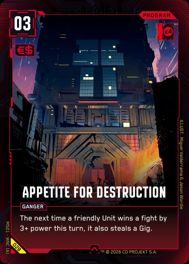 Appetite for Destructionのカード画像