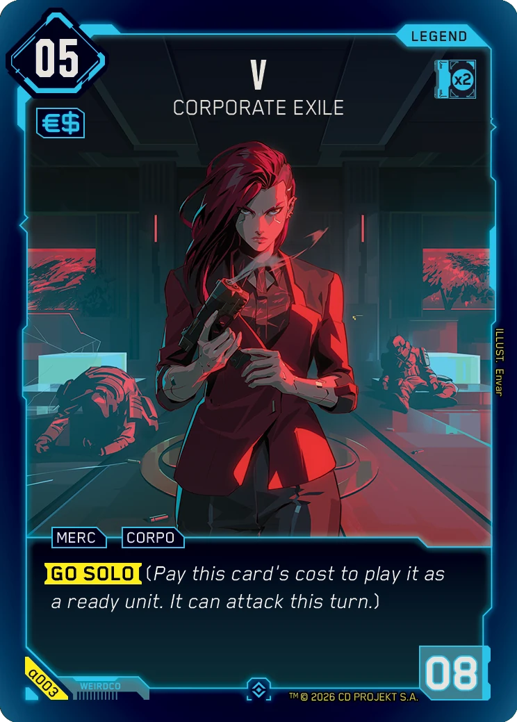V card art
