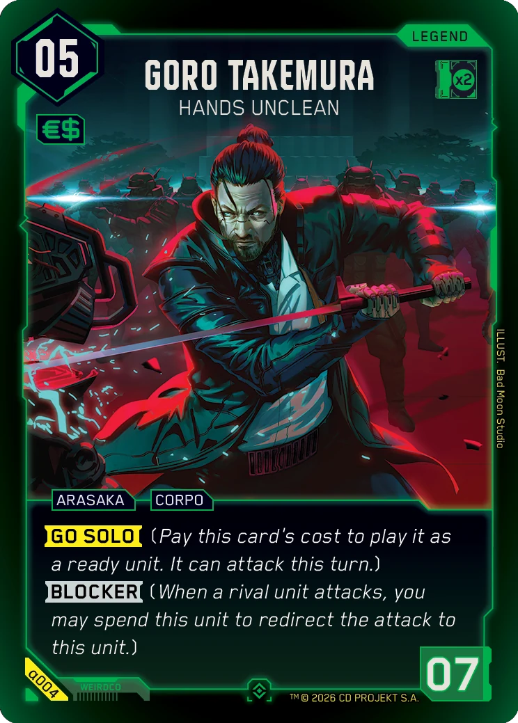 Goro Takemura card art