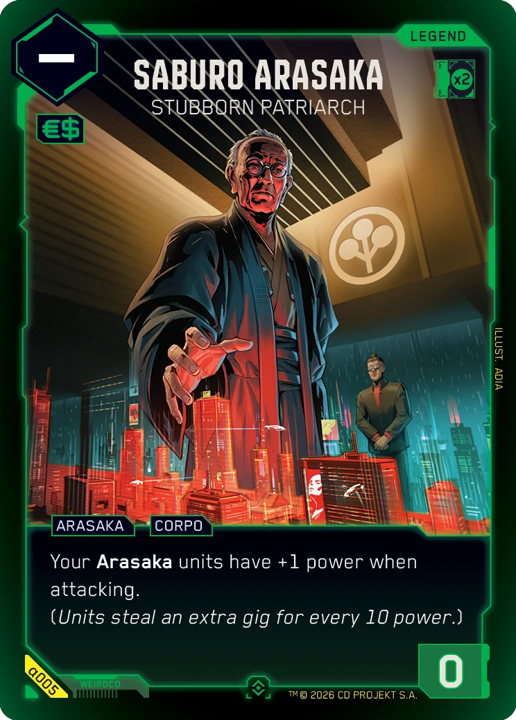Saburo Arasaka card art
