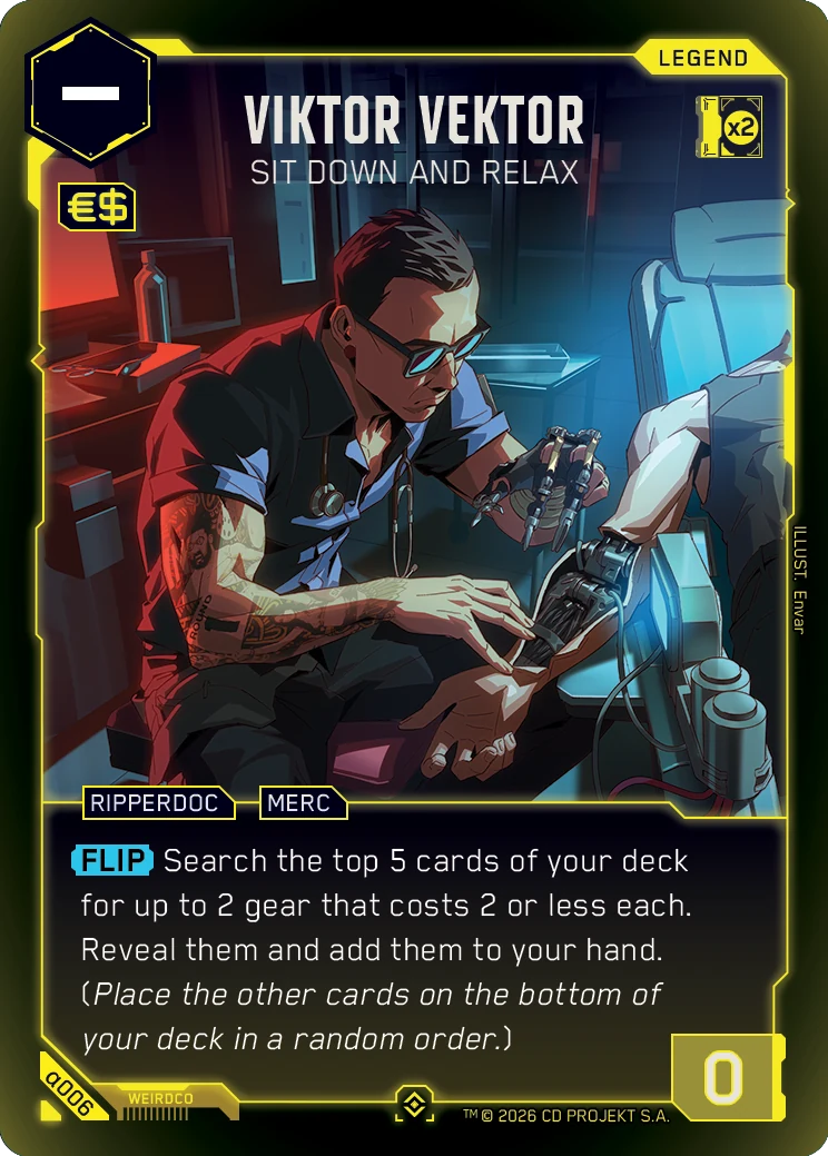Viktor Vektor card art
