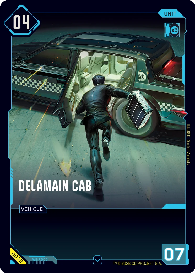 Delamain Cab card art