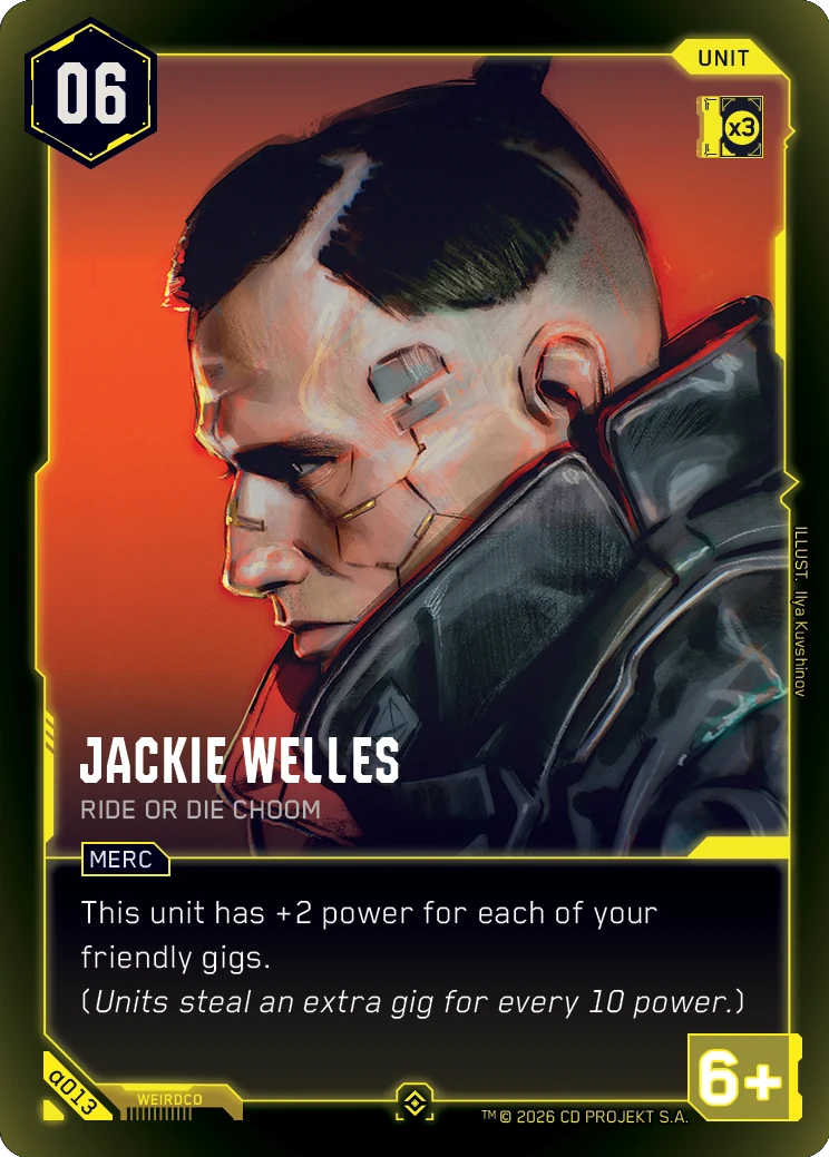 Jackie Welles card art