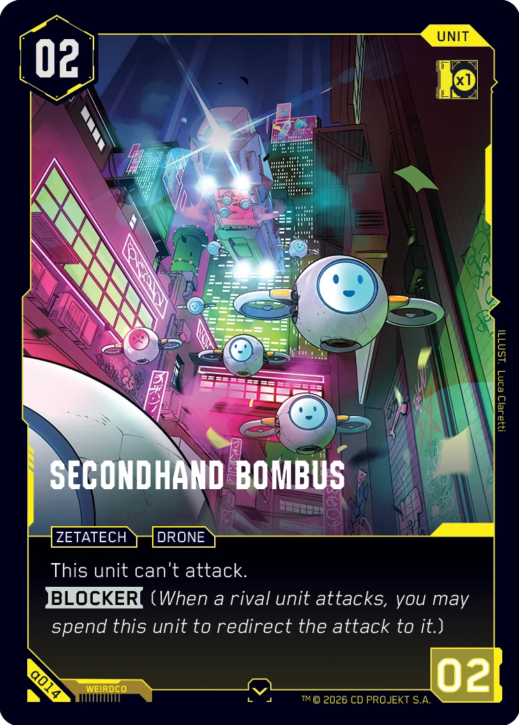 Secondhand Bombus card art