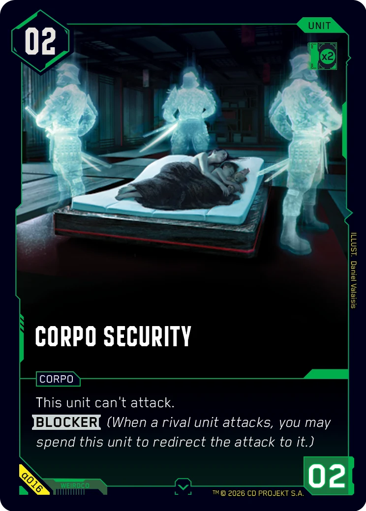 Corpo Security card art
