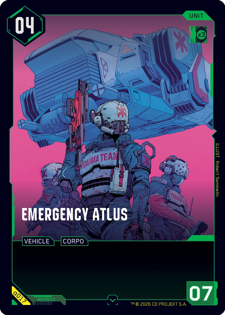Emergency Atlus card art