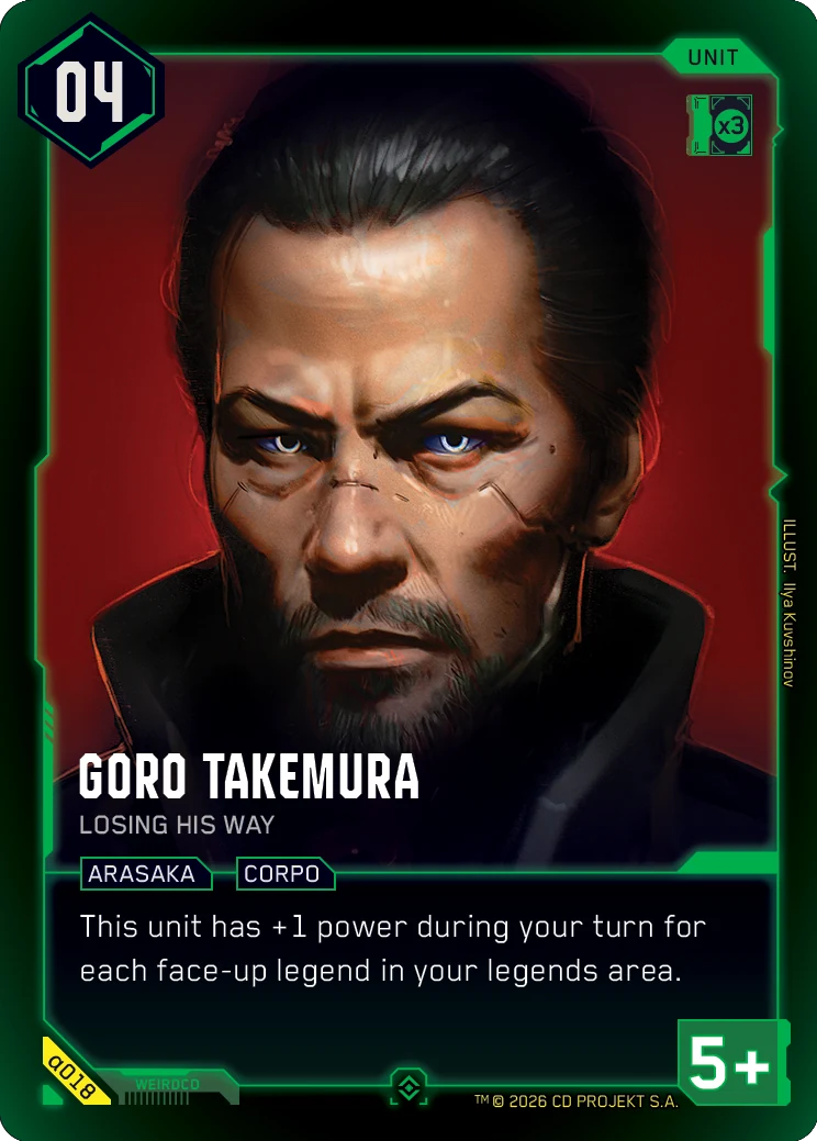 Goro Takemura card art