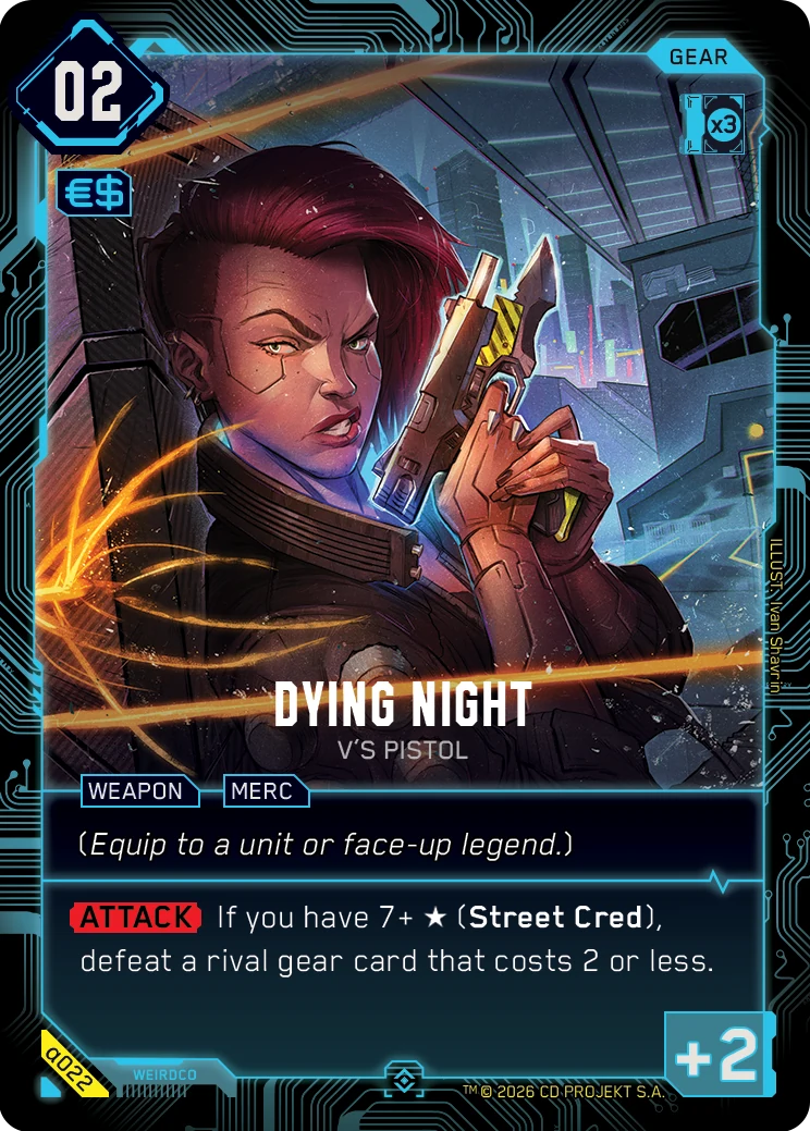 Dying Night card art