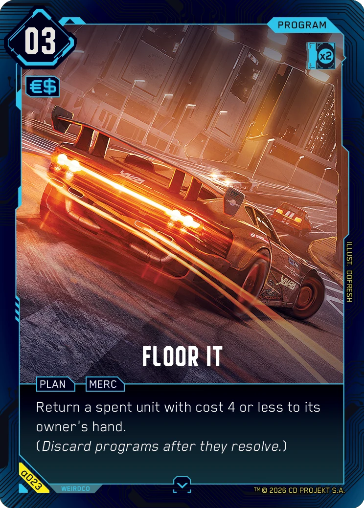 Floor It card art