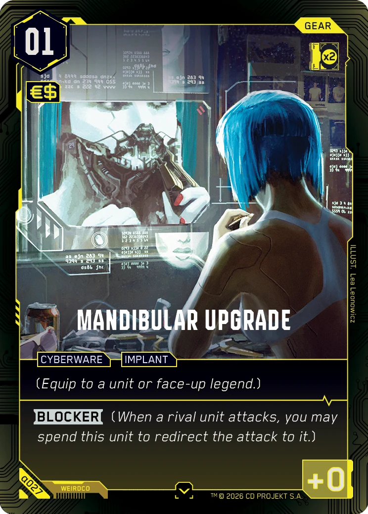 Mandibular Upgrade card art