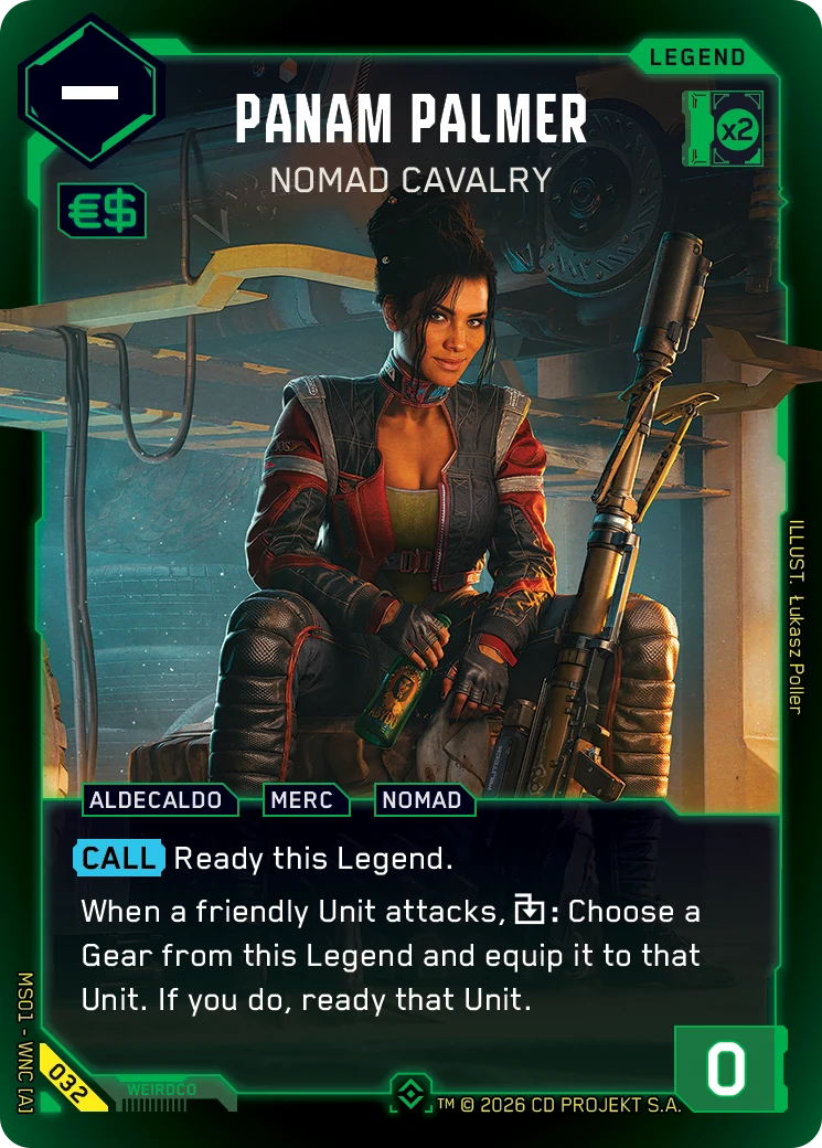 Panam Palmer card art