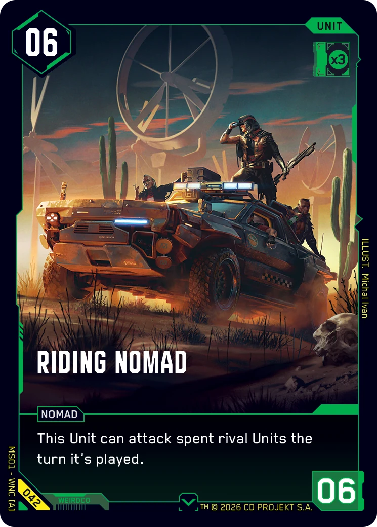 Riding Nomad card art