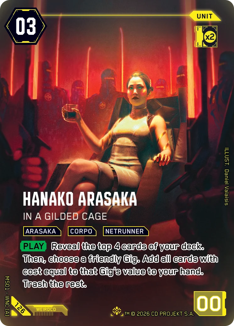 Hanako Arasaka card art