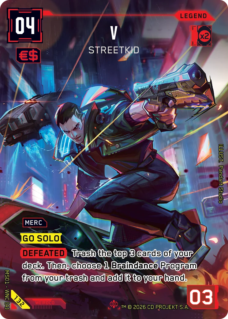 V card art