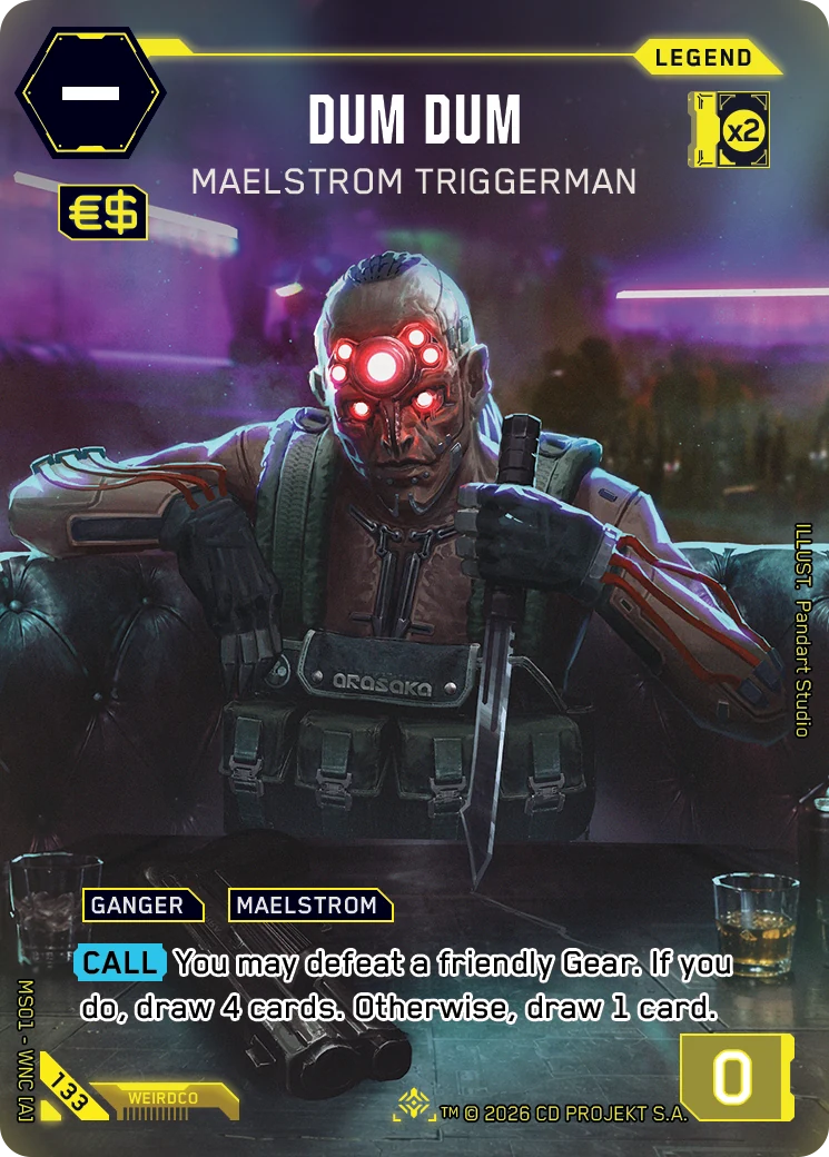 Dum Dum card art